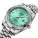 Diamond Marker Watch With Day Date Display Quartz - F