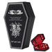 Gothic Coffin Shaped Jewelry Box with Compartments - Black Style B