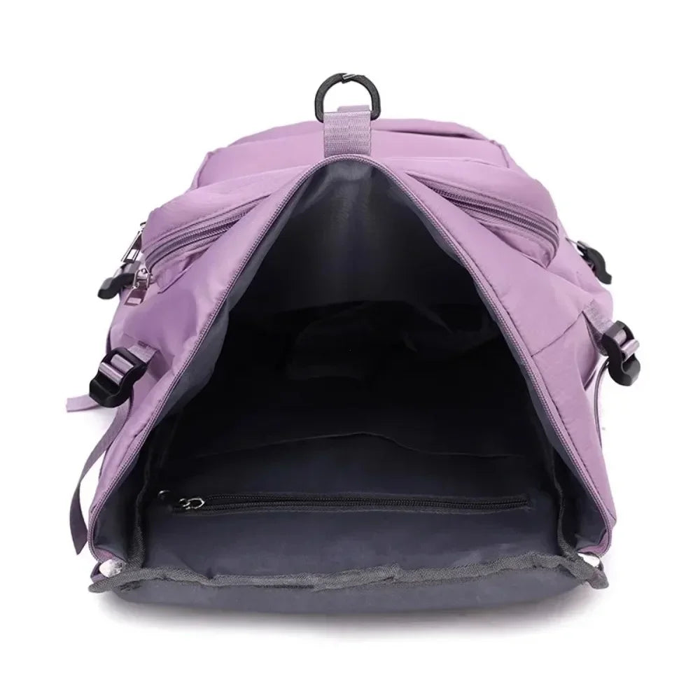 Waterproof Travel Backpack with Luggage Strap System
