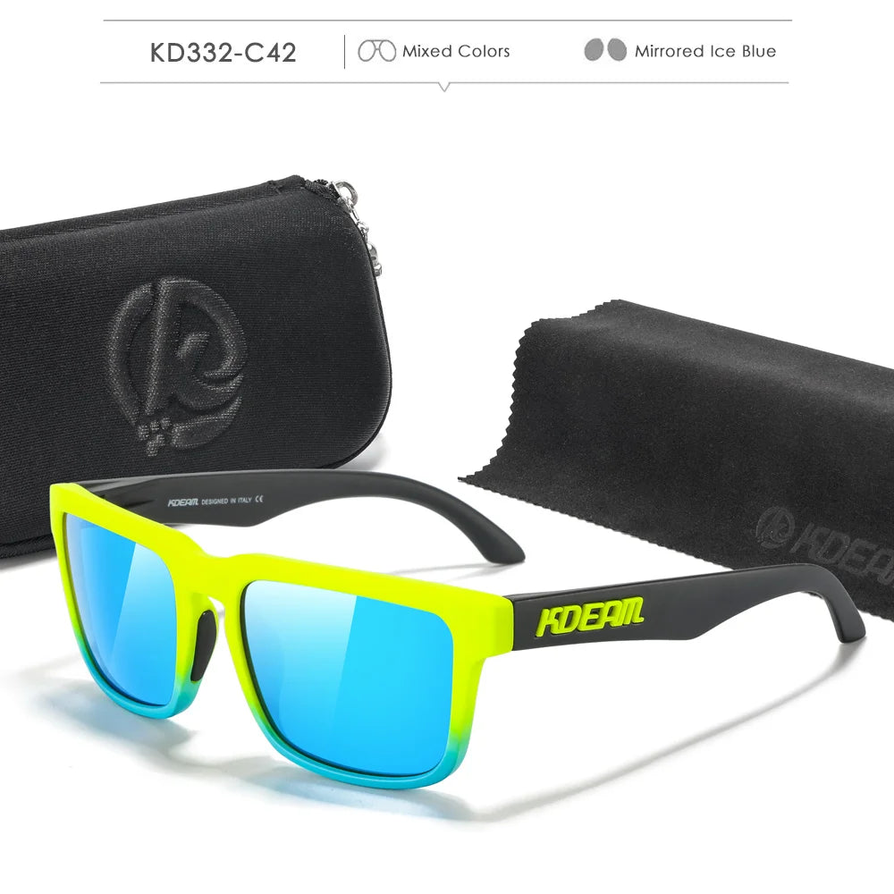 Sunglasses Square Frame Polarized UV400 Outdoor