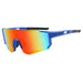 Sunglasses with Mirrored Lens for Cycling and Outdoors - Five