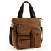 Shoulder Bag with Multiple Pockets for Documents - Coffer