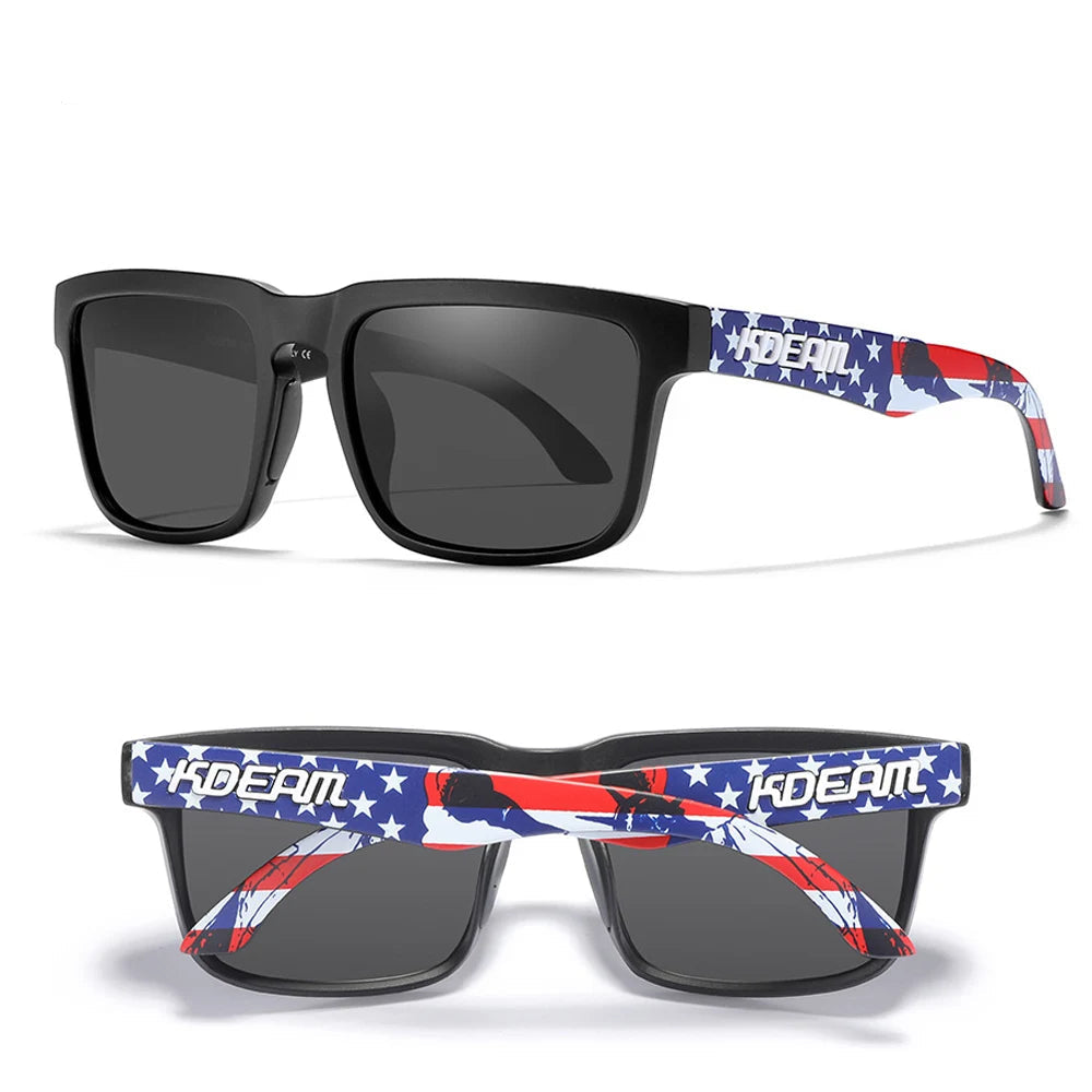 Sunglasses Square Frame Polarized UV400 Outdoor