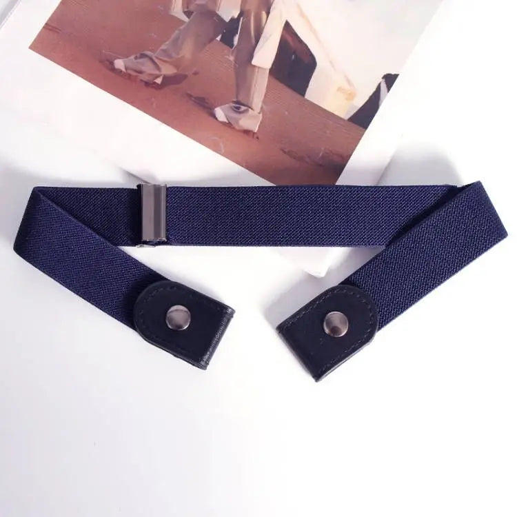 Adjustable Invisible Elastic Belt with Snap End Caps
