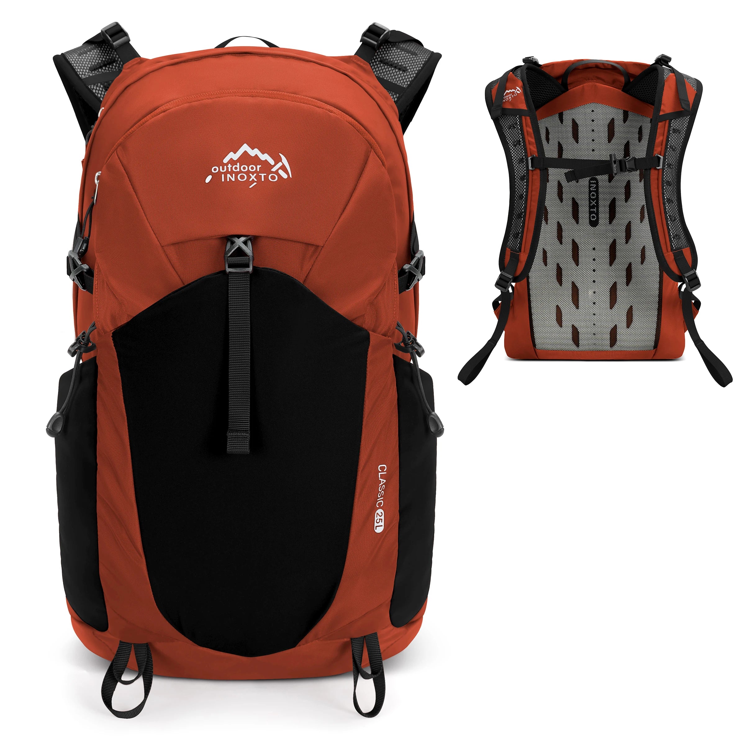 Hiking Hydration Backpack with Water Bladder System - Orange