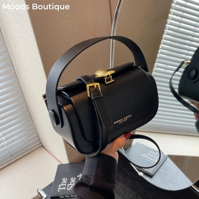Refined Boxy Crossbody Satchel For Everyday Moments