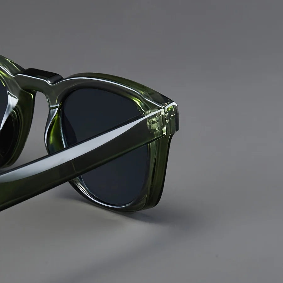 Sunglasses Classic Full Frame Square Mirror Lenses
