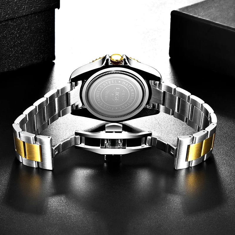 Diver Style Quartz Wristwatch with Date Display