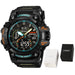 Sport Watch With Analog Digital Display Luminous Dial - C V10