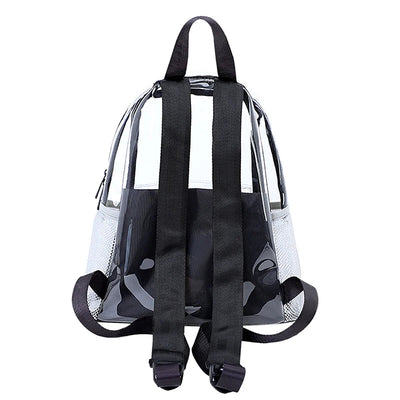 Backpack With Zippered Front Pocket And Mesh Panels - WO2MEN