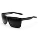 Sunglasses Rectangular Frame with UV Protection - Black Grey