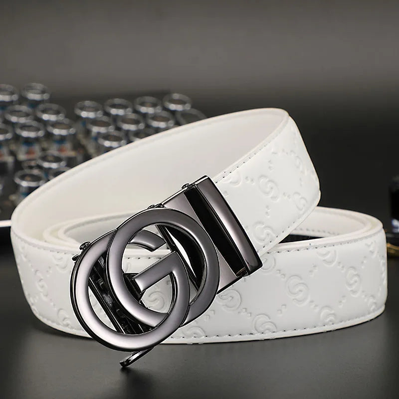 Belt with Double Ring Buckle and Minimal Design