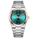 Luxury Sport Quartz Watch with Luminous Day Date - Rose Gold Green