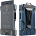 Wallet Clear ID Holder RFID Blocking - Navy