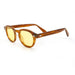 Sunglasses Oval Acetate Polarised UV400 Eyewear - Linen Yellow