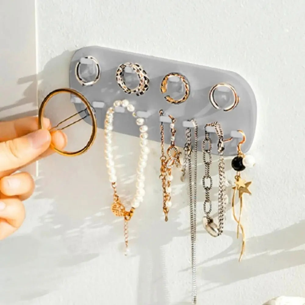 Wall Mounted Jewelry Storage Rack for Earrings