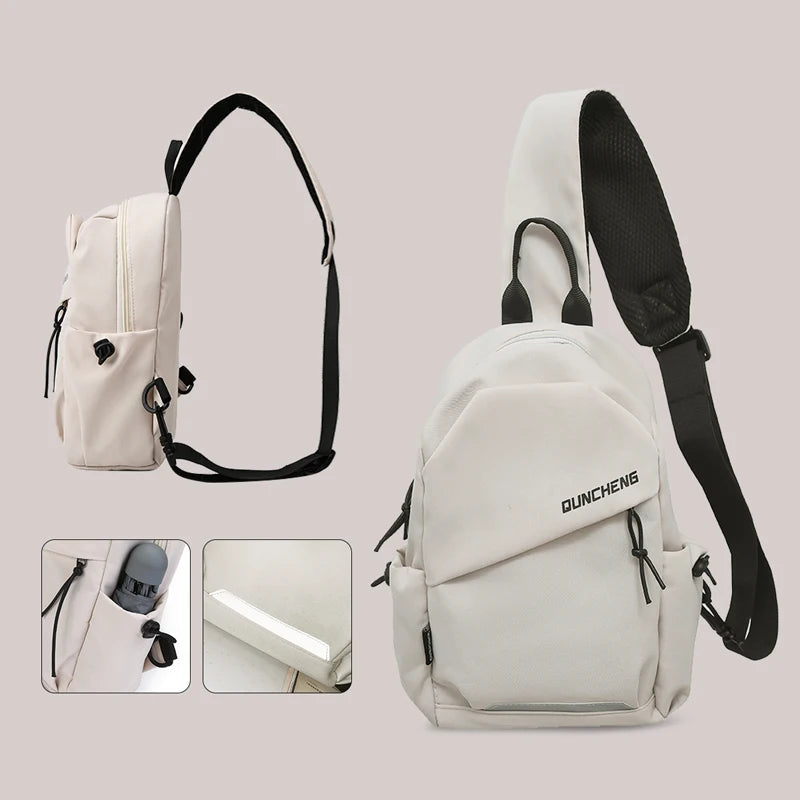 Crossbody Bag Nylon with front pocket everyday carry