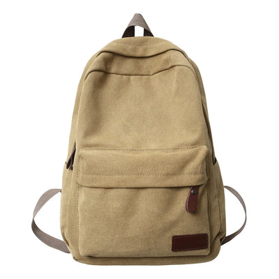 Classic Backpack with Front Pocket And Top Handle