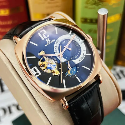 Timeless Hollow Dial Automatic Watch For Everyday Wear