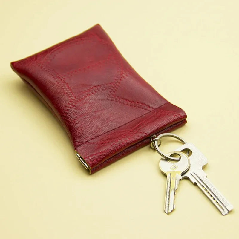 Key Wallet with Key Ring Pillow Shape for Everyday