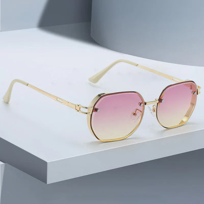 Sunglasses Square Frame with Gradient Lenses Elegance - WO2MEN