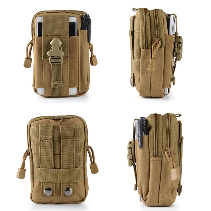 Outdoor Survival Tool Kit Pouch Military Waist Pack