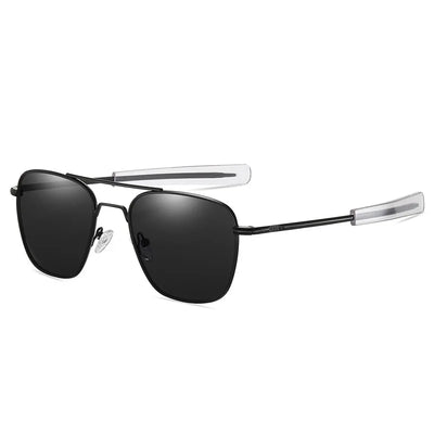 Retro Sunglasses Pilot Polarized Eyewear UV400 - Black