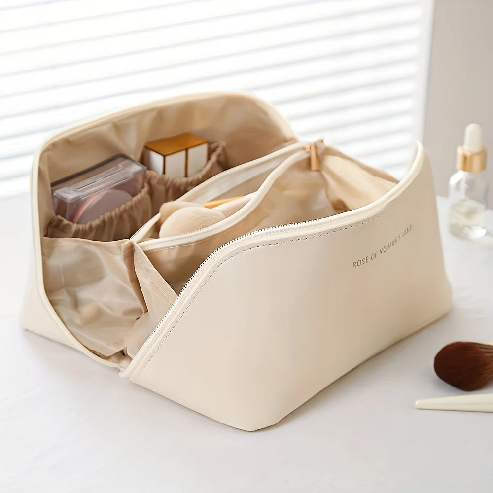 Silk Soft Cosmetic Organizer Case for Travel and Beauty