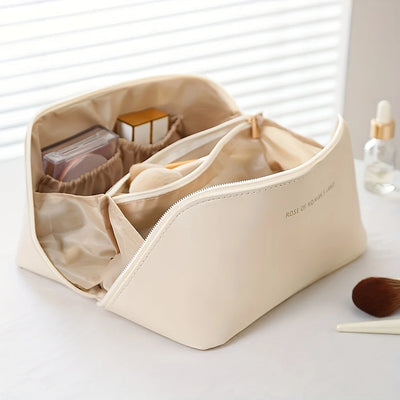 Silk Soft Cosmetic Organizer Case for Travel and Beauty