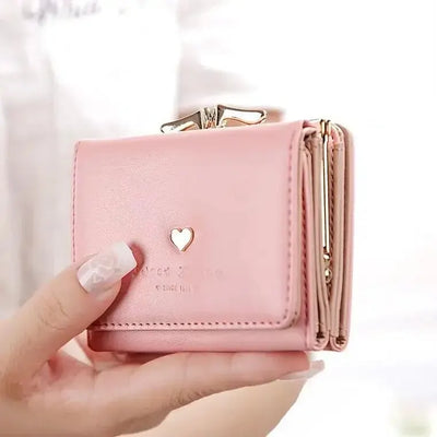 Wallet Folded Mini Card Slot Coin Purse For Daily Use - WO2MEN