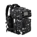 Softback Tactical Backpack with Bottle Holder - Black Lighting