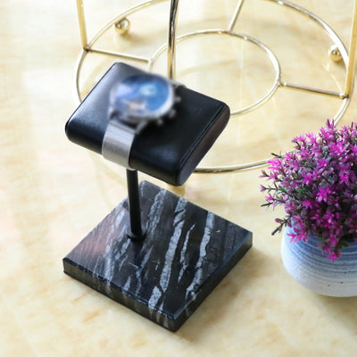 Marble Base Jewelry Organizer Watch Display Stand