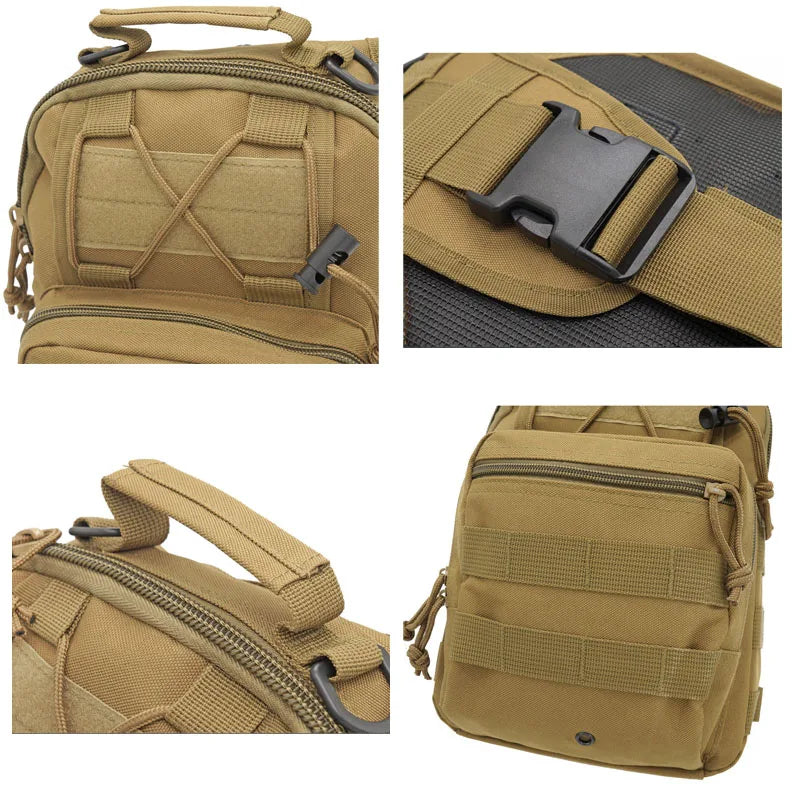 Tactical Hiking Backpack with MOLLE Webbing Front