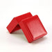 Watch Box with Cushioned Interior Clamshell Case - Glossy Red