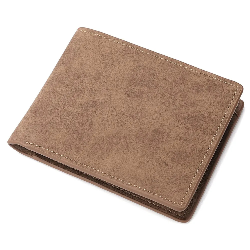 Short Wallet with Zipper Closure and Card Holder