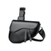 Crossbody Saddle Bag Lightweight Versatile Daily - Black