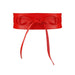 Bowknot Wide Belt for Dress Wrap Waist Premium - Red
