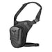 Leg Bag Waterproof with Adjustable Thigh Strap - Black
