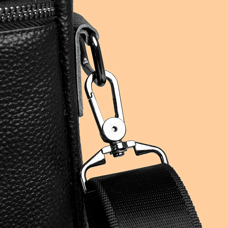 Crossbody Messenger Bag with Front Zip Pocket