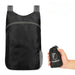 Hiking Backpack Foldable Water Repellent Lightweight - Black