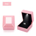 LED Light Ring Box for Proposal and Gift Presentation - Pink