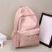 Waterproof Large Capacity School Backpack for Teens - Pink