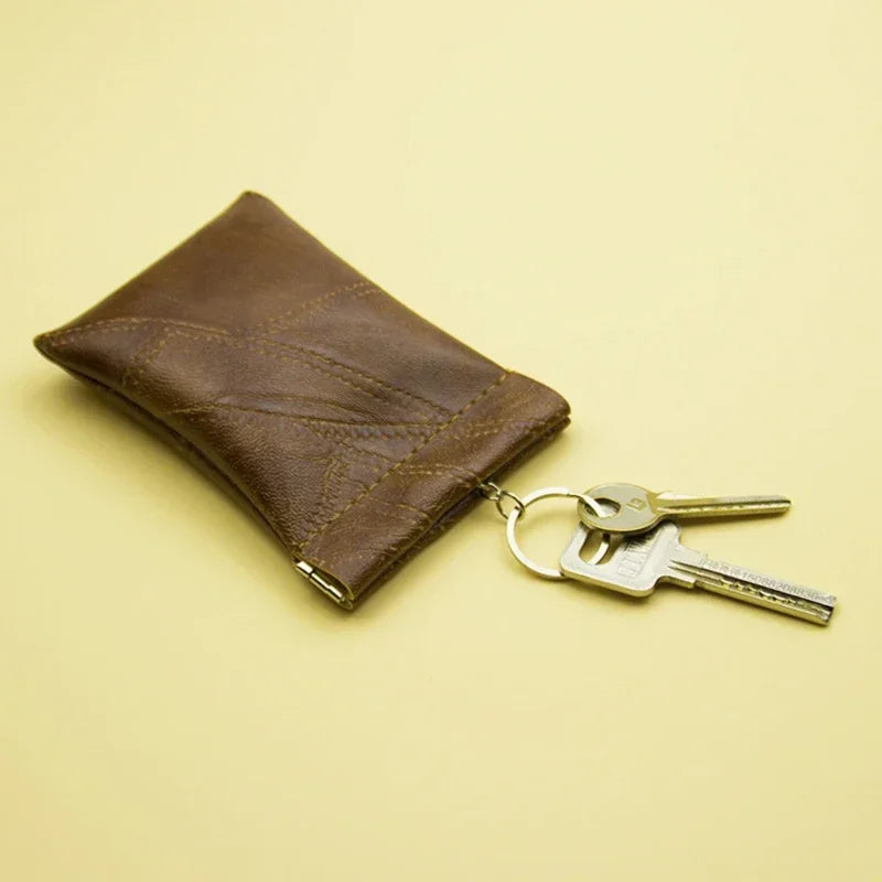 Key Wallet with Key Ring Pillow Shape for Everyday