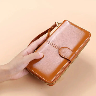 Timeless Clutch Wallet with Card Slots and Essentials