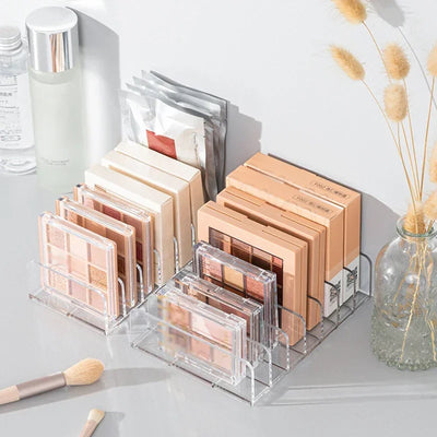 Seven Compartment Makeup Organizer for Desktop Palettes