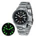 Diver Automatic Watch for Adventure and Daily Precision - Black Silver