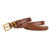 Belt with Square Buckle Adjustable for Trousers - Burnt Orange