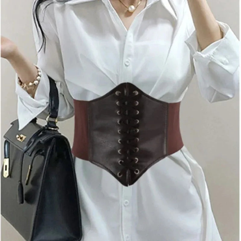 Belt Corset Lace Up Gothic Fashion Belt for Waist