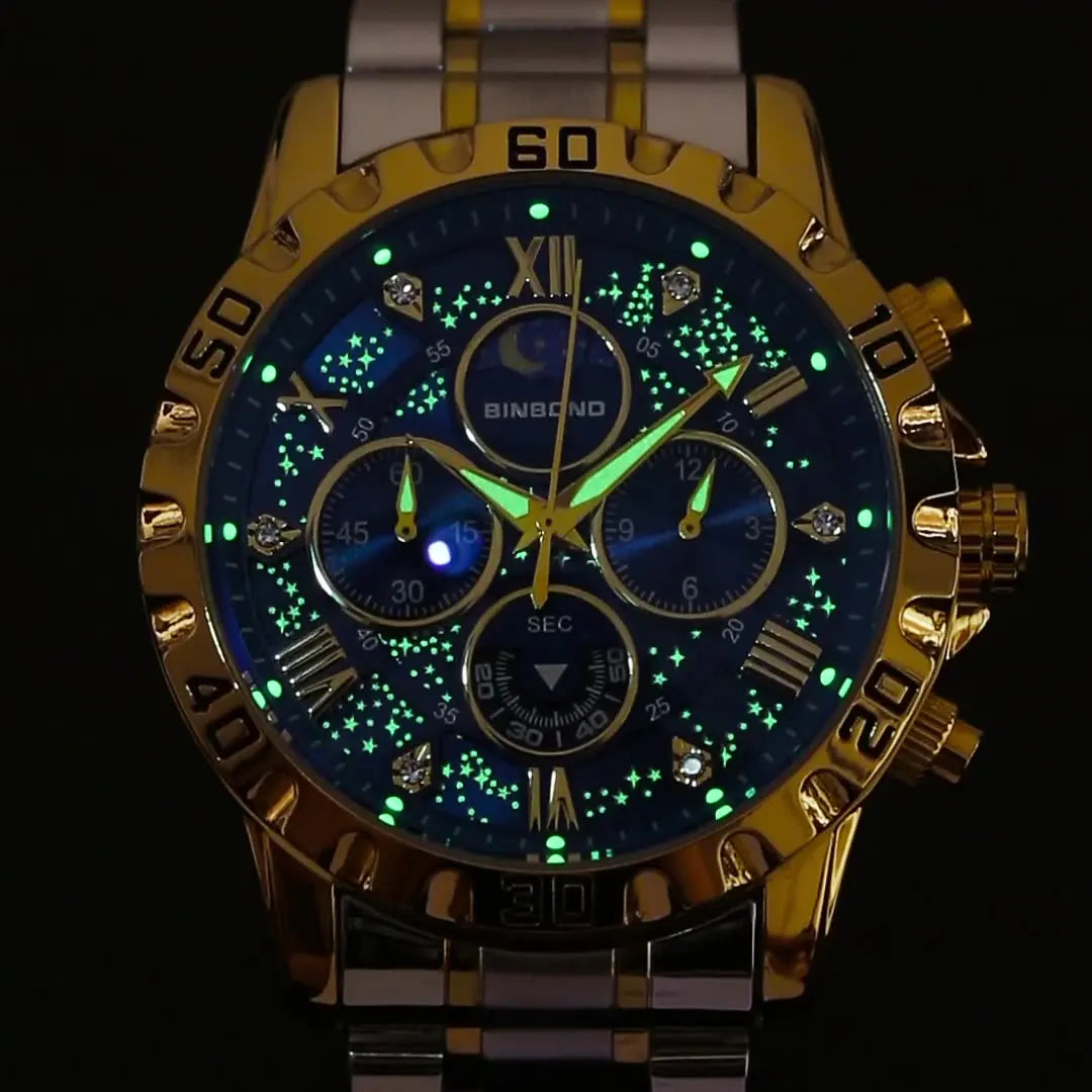 Wristwatch Moonphase Chronograph Timekeeping Masterpiece
