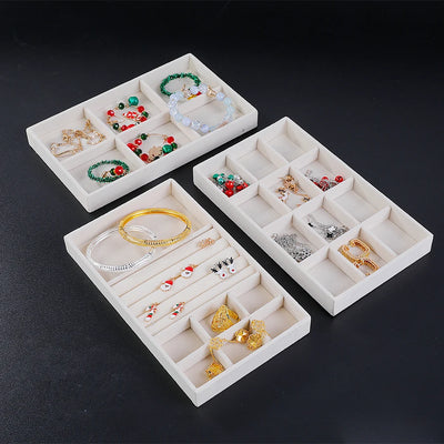Flocking Jewelry Box Tray for Elegant Storage & Display